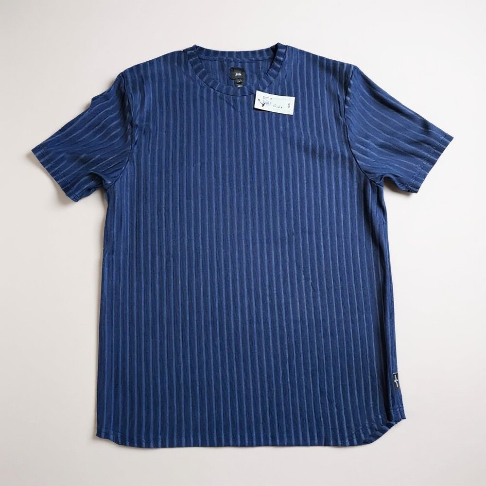 Navy Blue Short Sleeve River Island Men T shirt Size large